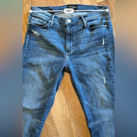 Black Orchid Denim Noah Ankle Fray Skinny Jeans Size Womens 29 - Picture 9 of 10